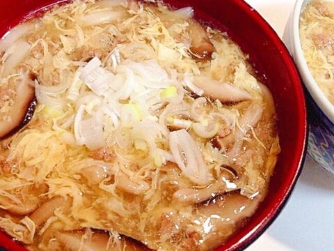 とろ〜り温か☆かきたまとろみうどん